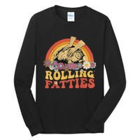 Fat Kitten Cat Rolling Fatties Cute Kitty Owner Tall Long Sleeve T-Shirt