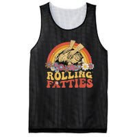 Fat Kitten Cat Rolling Fatties Cute Kitty Owner Mesh Reversible Basketball Jersey Tank