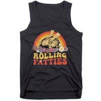 Fat Kitten Cat Rolling Fatties Cute Kitty Owner Tank Top