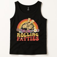 Fat Kitten Cat Rolling Fatties Cute Kitty Owner Tank Top