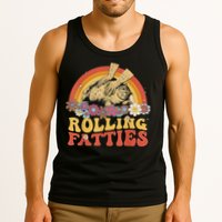 Fat Kitten Cat Rolling Fatties Cute Kitty Owner Tank Top