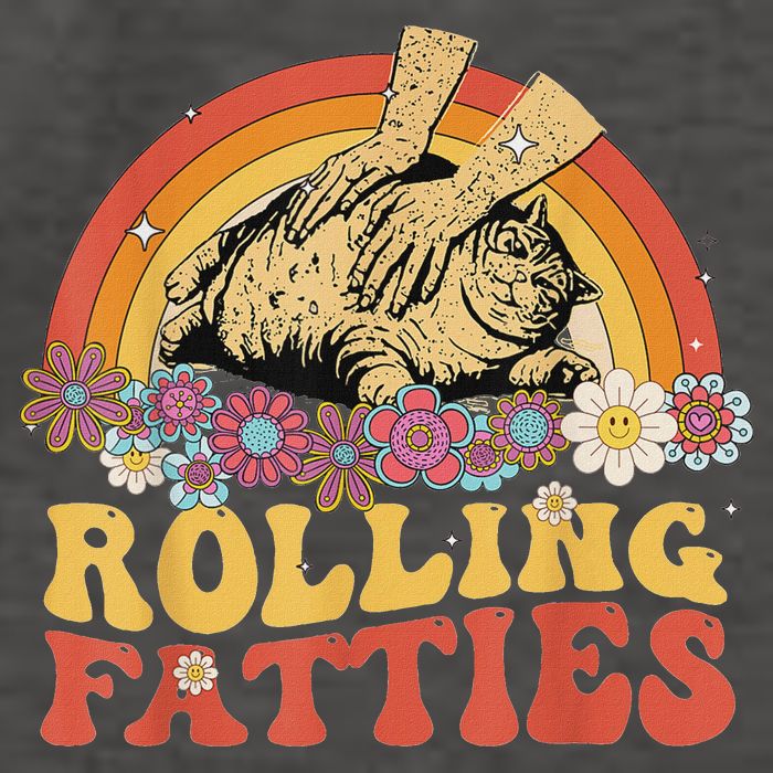 Fat Kitten Cat Rolling Fatties Cute Kitty Owner Vector Backpack