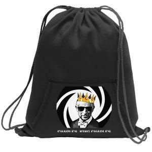 Funny King Charles III Coronation Party British Humour Fun Sweatshirt Cinch Pack Bag