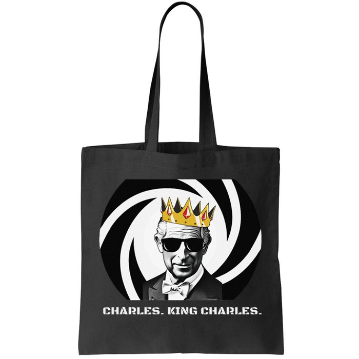 Funny King Charles III Coronation Party British Humour Fun Tote Bag