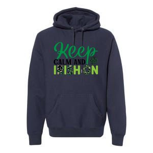 Funny Keep Calm And Irish On St Patricks Day Premium Hoodie