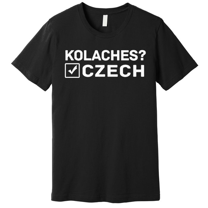 Funny Kolaches Czech Premium T-Shirt