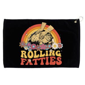 Fat Kitten Cat Rolling Fatties Cute Kitty Owner Grommeted Golf Towel