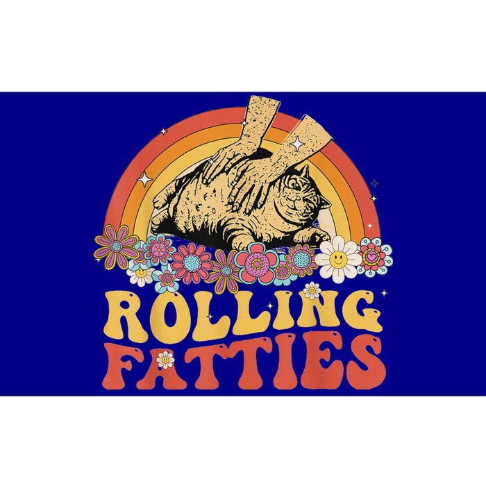 Fat Kitten Cat Rolling Fatties Cute Kitty Owner Bumper Sticker