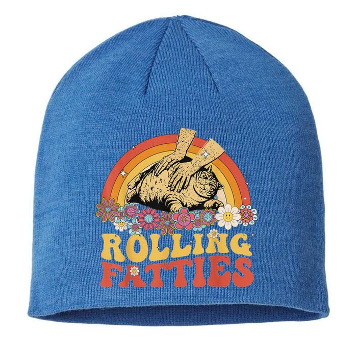 Fat Kitten Cat Rolling Fatties Cute Kitty Owner Sustainable Beanie