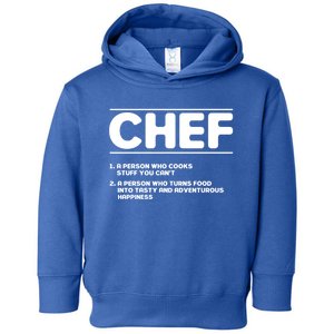 Funny Kitchen Chef Definition Gift Toddler Hoodie