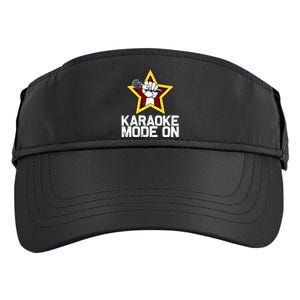 Funny Karaoke Design For Singer Sing Karaoke Lover Adult Drive Performance Visor