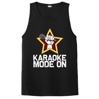 Funny Karaoke Design For Singer Sing Karaoke Lover PosiCharge Competitor Tank