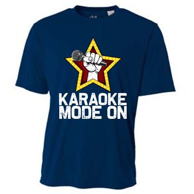 Funny Karaoke Design For Singer Sing Karaoke Lover Cooling Performance Crew T-Shirt