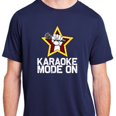 Funny Karaoke Design For Singer Sing Karaoke Lover Adult ChromaSoft Performance T-Shirt