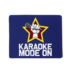 Funny Karaoke Design For Singer Sing Karaoke Lover Mousepad