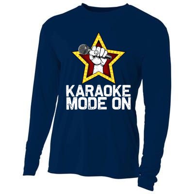 Funny Karaoke Design For Singer Sing Karaoke Lover Cooling Performance Long Sleeve Crew