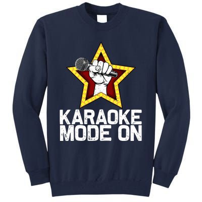 Funny Karaoke Design For Singer Sing Karaoke Lover Tall Sweatshirt