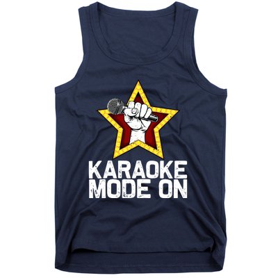 Funny Karaoke Design For Singer Sing Karaoke Lover Tank Top