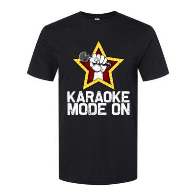 Funny Karaoke Design For Singer Sing Karaoke Lover Softstyle CVC T-Shirt