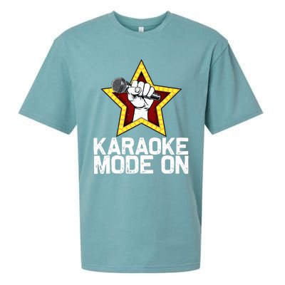 Funny Karaoke Design For Singer Sing Karaoke Lover Sueded Cloud Jersey T-Shirt