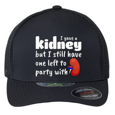 Funny Kidney Donor Kidney Transplant Flexfit Unipanel Trucker Cap