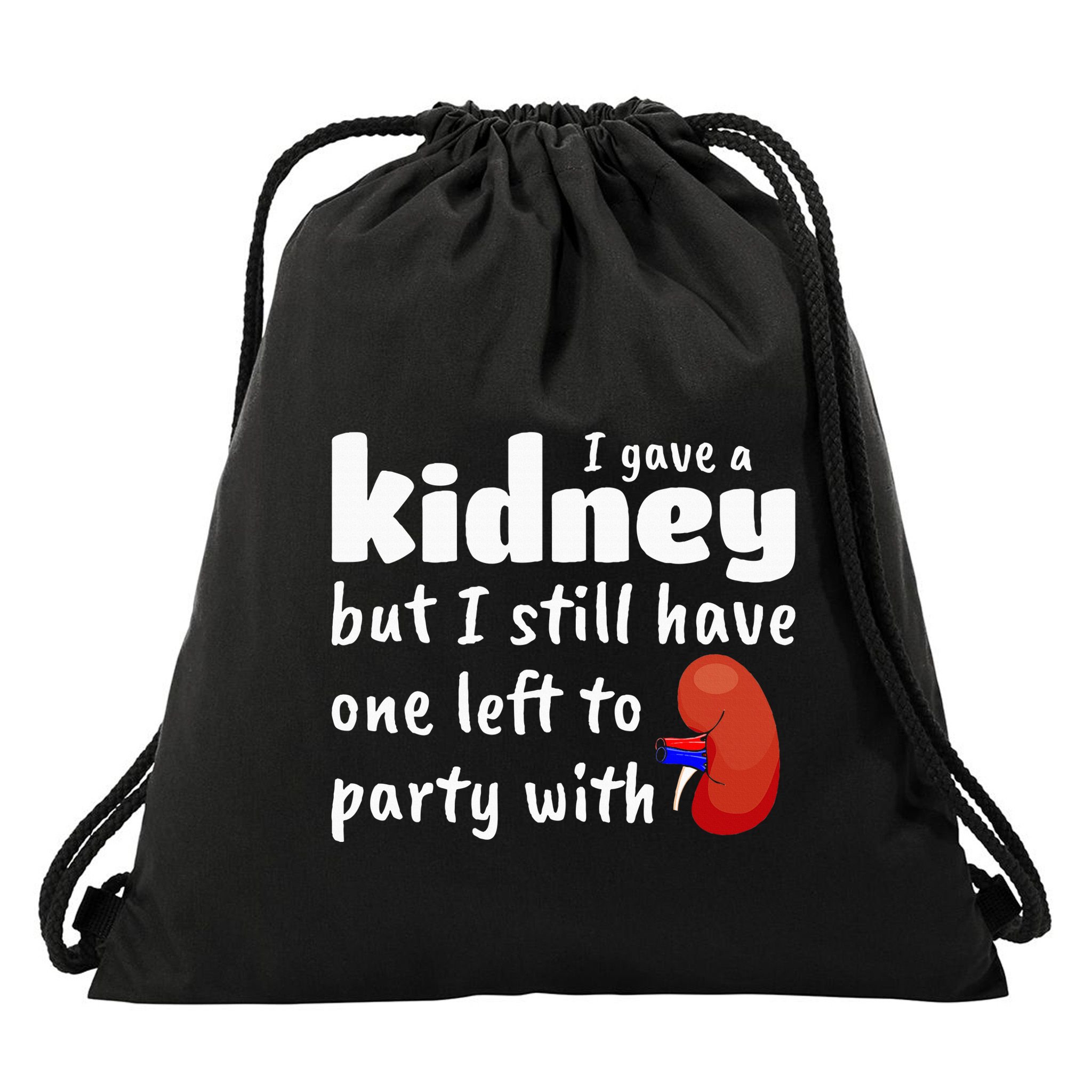 Funny Kidney Donor Kidney Transplant Drawstring Bag