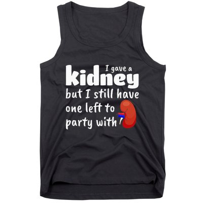 Funny Kidney Donor Kidney Transplant Tank Top