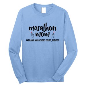 Funny Korean Drama Marathon Mom Gift For Kdrama Mama Fans Gift Long Sleeve Shirt