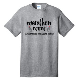 Funny Korean Drama Marathon Mom Gift For Kdrama Mama Fans Gift Tall T-Shirt