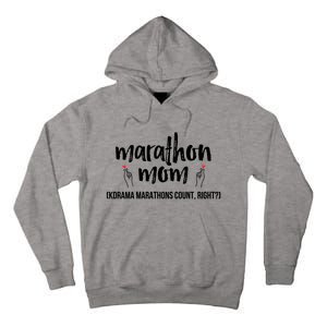 Funny Korean Drama Marathon Mom Gift For Kdrama Mama Fans Gift Tall Hoodie