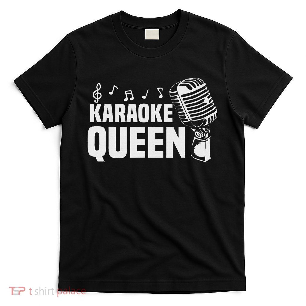 Funny Karaoke Designs For Women Singing Music Lovers T-Shirt