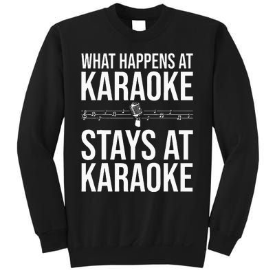 Funny Karaoke Designs For Men Women Singers Music Lovers Sweatshirt