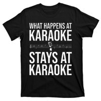 Funny Karaoke Designs For Men Women Singers Music Lovers T-Shirt