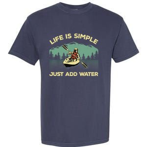 Funny Kayaking Design For Paddling Canoeing Lover Garment-Dyed Heavyweight T-Shirt