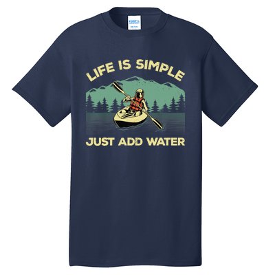 Funny Kayaking Design For Paddling Canoeing Lover Tall T-Shirt