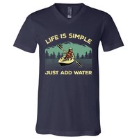 Funny Kayaking Design For Paddling Canoeing Lover V-Neck T-Shirt