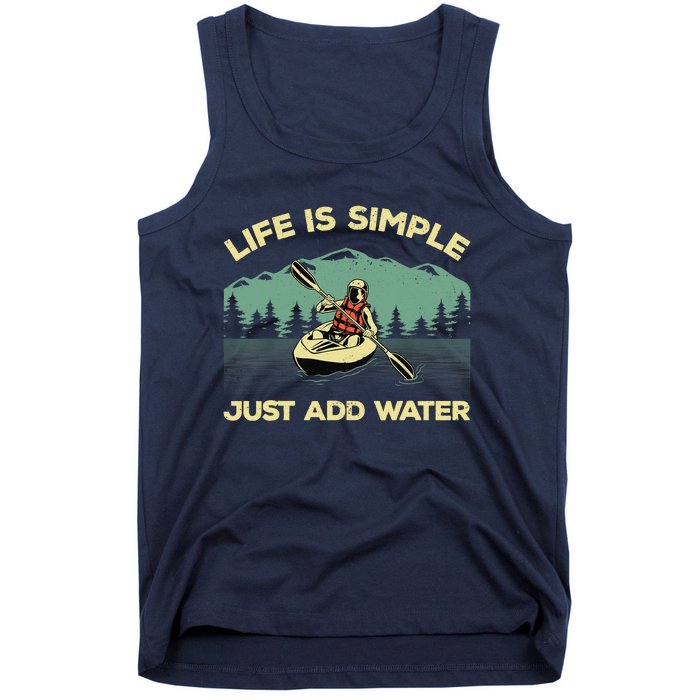 Funny Kayaking Design For Paddling Canoeing Lover Tank Top