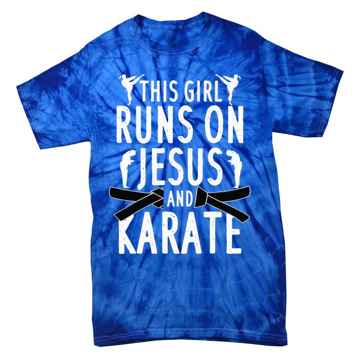 Funny Karate Design Karate Martial Art Lover Tie-Dye T-Shirt