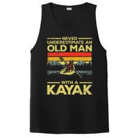 Funny Kayaking Design Grandpa Kayaker Kayak Lovers PosiCharge Competitor Tank