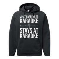 Funny Karaoke Designs For Wo Singers Music Lovers Performance Fleece Hoodie