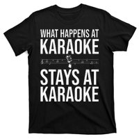 Funny Karaoke Designs For Wo Singers Music Lovers T-Shirt