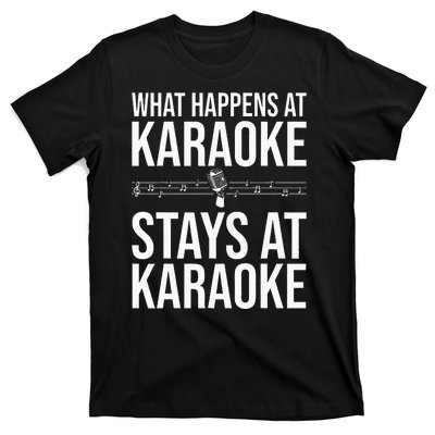 Funny Karaoke Designs For Wo Singers Music Lovers T-Shirt