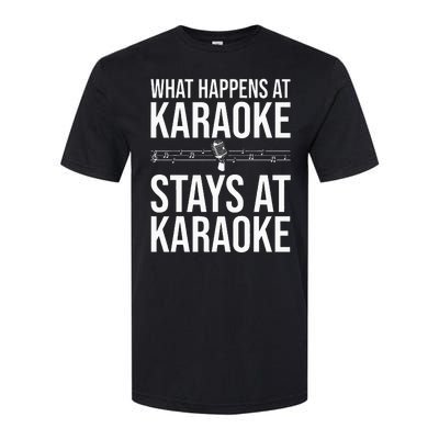 Funny Karaoke Designs For Wo Singers Music Lovers Softstyle® CVC T-Shirt