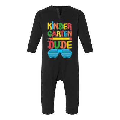 Funny Kindergarten Dude Infant Fleece One Piece