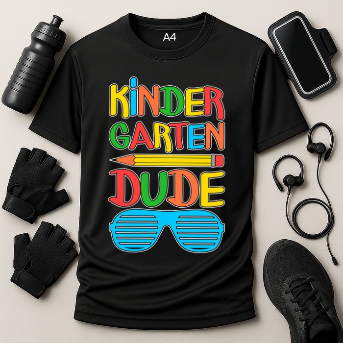 Funny Kindergarten Dude Cooling Performance Crew T-Shirt