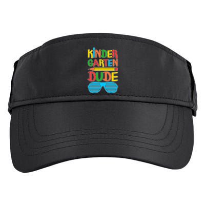 Funny Kindergarten Dude Adult Drive Performance Visor