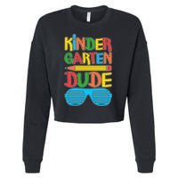 Funny Kindergarten Dude Cropped Pullover Crew