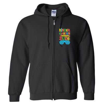 Funny Kindergarten Dude Full Zip Hoodie