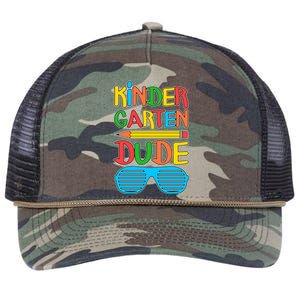 Funny Kindergarten Dude Retro Rope Trucker Hat Cap