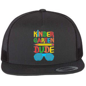 Funny Kindergarten Dude Flat Bill Trucker Hat